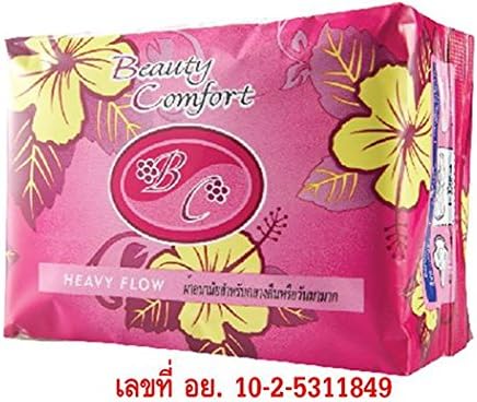 Happyland2u Bio Sanitary Pads Beauty Comfort - Ultra Thin Bio Sanitary Pads for Heavy Flow/Night Use Length 30 Cms /10 Pads
