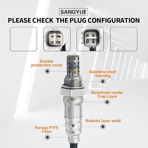 2-Pack Oxygen Sensor Set For Toyota - Upstream & Downstream For 2.4L Corolla, Camry, RAV4 (2004-2011)
