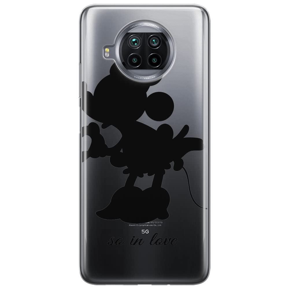 ERT GROUP mobile phone case for Xiaomi MI 10T LITE/REDMI NOTE 9 PRO 5G original and officially Licensed Disney pattern Minnie 002 adapted to the shape of the mobile phone, partially transparent