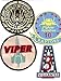 Set of 4 Screen Accurate BATTLESTAR GALACTICA Patch Set, 3-4