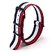 Nato Watch Bands 18mm 20mm 22mm Premium Ballistic Nylon Watch Strap with Stainless Steel Buckle