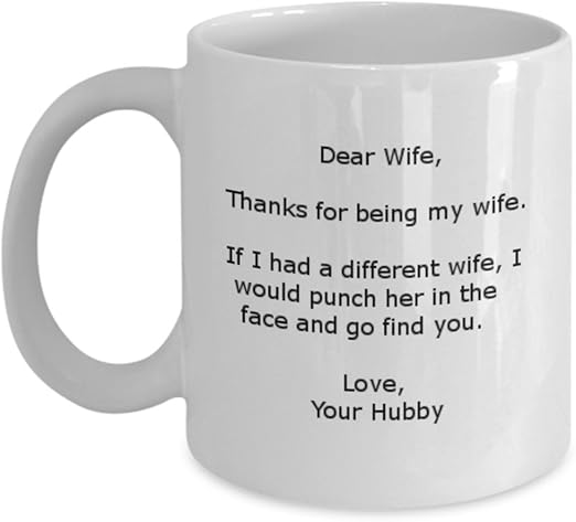 dear wife mug