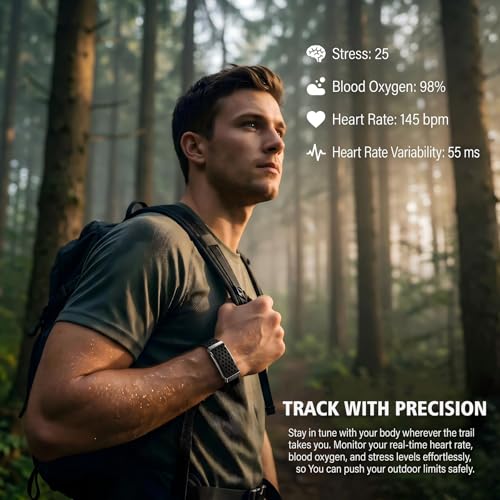 EGQINR Smart Bracelet for Men Women, 9mm Ultra-Thin Fitness Tracker with 24/7 Heart Rate, SpO2, Blood Pressure & Sleep Monitor, 170+ Sports Modes, Vibration Alerts, Dual Straps (Silicone & Nylon)