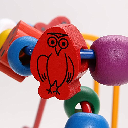 Katedy Pc Wooden Classic Large Wire Beads Maze Wooden