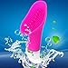 Zoohuu Tongue Vibrant Oral Tongue Simulator Stimulator, Waterproof 30-Frequency Vibration Wand, Multi Speed Wireless Sucking Simulator,Pink