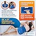 Microwavable Large Neck and Shoulder Wrap – Instant Relief for Muscle Pain, Tension and Stress, Stiffness, Arthritis, Migraines, and Headaches – Natural Therapy with Deep Heat and Herbal Aromatherapy
