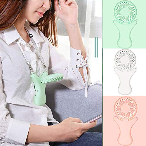 Uplord Portable Folding Fan,90Â° Rotating Free Adjustment Fan, Mini Portable USB Personal Fan 3 Speeds,2000mAh,with Adjustable Safety Lanyard