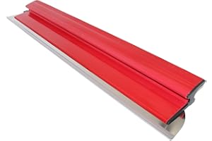XWADJCD Drywall Skimming Blade 32 Inch, Smooth Finish, Precision 0.5mm European Stainless Steel Blade (Replaceable),Drywall Skimming Blade Tool for Drywall/Wallboard/Plasterboard