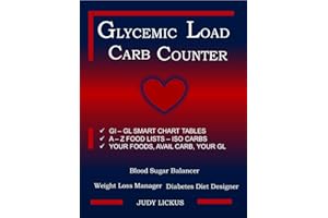 GLYCEMIC LOAD CARB COUNTER: GI–GL SMART CHART TABLES A–Z FOOD LISTS; ISO AVAILABLE CARBS; YOUR FOODS, YOUR AVAILABLE CARBS, Y