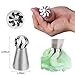 Ouddy 32pcs Baking Supplies Set for Cake/Cupcake Decorating Russian Piping Tips, 3 pcs, Silver