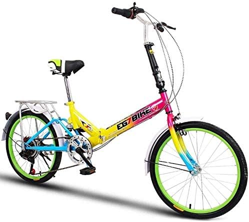 自転車 折り畳み式の自転車折りたたみ自転車ウルトラライトポータブルミニ小さな車輪速度衝撃吸収