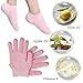 Moisturizing Gloves, Moisturizing Socks, Foot Peel Mask, SPA Gloves and Socks, Soft Cotton with Thermoplastic Gel Repair Cracked Dry Skin, Gel Lining Infused with Essential Oils and Vitamins, 2 Pair