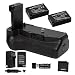 Ultrapro Battery Grip Bundle For Canon Rebel T7i, EOS 77D, 800D: Includes Replacement Grip, 2-Pk LP-E17 Long-Life Batteries, Charger, UltraPro Accessory Bundle primary
