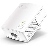 TP-Link Powerline Ethernet Adapter - AV1000 Gigabit Port, Plug&Play, Ethernet Over Power, Nano Size, Ideal for Smart TV, Onli