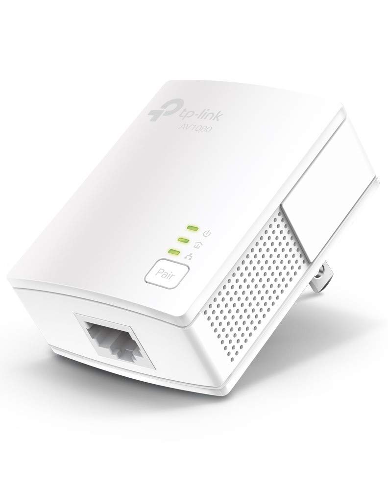 Photo 1 of TP-Link Powerline Ethernet Adapter - AV1000 Gigabit Port, Plug&Play, Ethernet Over Power, Nano Size, Ideal for Smart TV, Online Gaming, Wired Connection Only, Add-on Unit (TL-PA7017)
