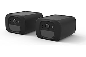 HOLACA Weatherproof Silicone Camera Case for eufy S220 SoloCam, Black, Water Resistant, Security Camera Case, Camera Enclosur