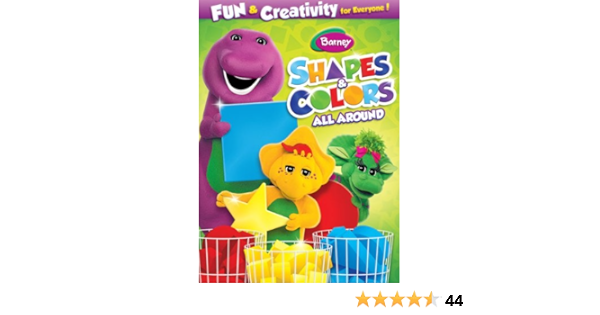 Amazon Com Barney Shapes Colors All Around Movies Tv