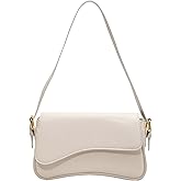 onhtit Small Shoulder Bag for Women Clutch Hobo Purse with Zipper Crossbody Purse Retro Vegan Leather Tote Handbag