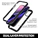 Thinkart Designed for iPhone 11 Pro Case,Crystal Clear Full Body Shockproof Three Defense Slim Fit with Built-in Screen Protector Cover for iPhone 11 Pro 5.8 Phone (Clear/Black)