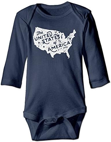 Happy 4th Of July Unisex Boys Girls Sleepwear Baby Onesies Outfits