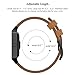 SWEES Leather Bands Compatible with Fitbit Blaze Smart Watch, Genuine Leather Replacement Band with Metal Frame Small & Large for Women Men, Champagne Gold, Rose Gold, Black, Brown, White, Grey, Beige