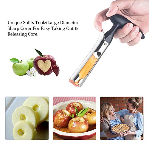 Pineapple Corer Apple Corer Remover Peeler Set LUXEAR Trio Peeler Set Multi-Functional Manual Stainless Steel Kitchen fruit peeler set Essentials for Home and Kitchen Set of 3