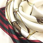 YOUR SMILE Silk Feeling Scarf Women's Fashion Pattern & Solid Color Large Square Satin Headscarf YOUR SMILE Silk Feeling Scarf Women's Fashion Pattern & Solid Color Large Square Satin Headscarf