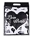 Cute Women Girls Cooking Kitchen Apron with Pockets Black White Cow print Bib Apron Gift, White