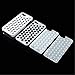GIZEE Funny Cute Popping Decompression Bubble Wrap Back Soft Silicone Puchi Puchi Case Cover for iPhone 5 5s SE (White)