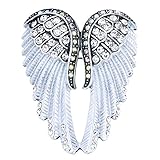 Hiddlston Crystal Guardian Angel Wing Jewelry Custom Brooch Pins For Women
