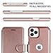 LUPA Legacy Compatible for iPhone 11 Pro Max Wallet Case -Slim iPhone 11 Pro Max Flip Case with Credit Card Holder - for Women & Men - Faux Leather, Purse Cases – Rose Gold