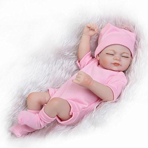 Prezzo iCradle 10 Pollici Bambole Reborn di Preemie 26Cm Bambole Appena Nate realbe Reali del Bambino per Il Regalo di Natale di Compleanno delle Ragazze (Pink) Offerte