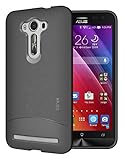 TUDIA Full-Matte ARCH TPU Bumper Protective Case for Asus ZenFone 2 Laser 5.5 Inch (ZE550KL) [Not For ZE601KL 6.0 Inch] (Gray)