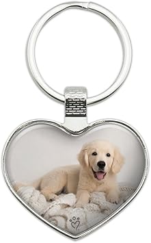 golden retriever key chain