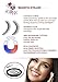 Dual Magnetic False Eye Lashes [No Glue] 3D Eyelashes Premium Magnet Quality False Eyelashes Set for Natural Look Full Eye