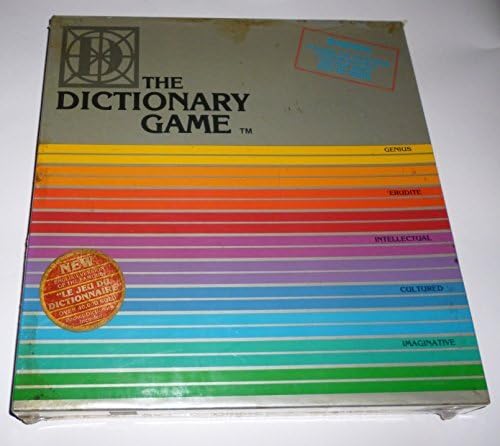 Vintage and Collctable - The Dictionary Game - NEW by DICTIONARY