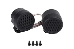 KIMISS 2Pcs 500W Super Power Car Audio Tweeters, for 12V Vehicles, Round Loudspeaker with High Performance Sound, Clear Trebl