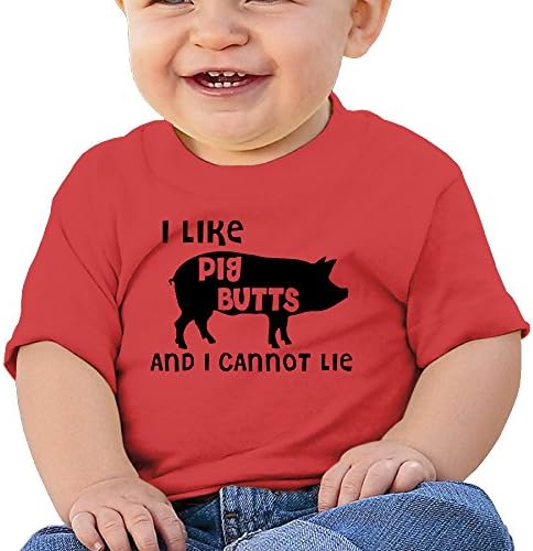 Ytfsf I Like Pig Baby's Beautiful Round Tee