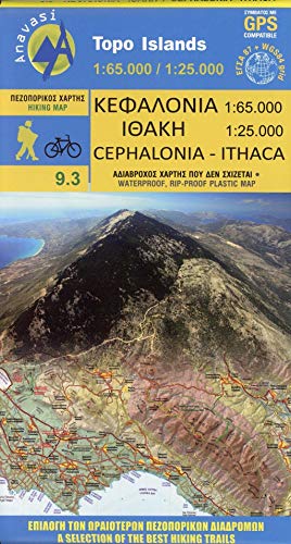CEPHALONIA - ITHAKI MAP [9.3] (Kephalonia - Ithaca)
