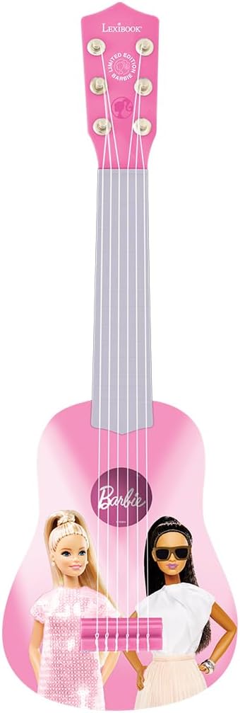 Lexibook Barbie My First Guitar 21 inch 6 Nylon Strings Pink K200BB