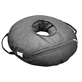 Abba Patio 22'' Round Umbrella Base Weight Bag Up to 55lbs, Detachable Easy Fill Umbrella Weight