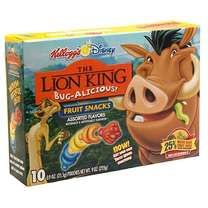 Lion King Fruit snacks 9oz (038000089886)