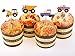 YunKo Cupcake Toppers Cake Decorative Toppers Cupcake Decorating Tools for Party (Truck 24 pcs)