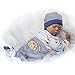 Terabithia 50cm Black Rare Alive African-American Sleeping Reborn Baby Boy Dolls, May God Bless You