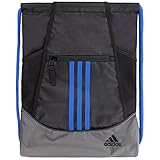 adidas Alliance II Sack Pack, One Size, Black/Onix/Blue