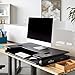 Vari Cube Series Height Adjustable Standing Desk for Cubicles - Stand Up Desk Converter for Dual Monitors - (Black) (Cube Plus 40)