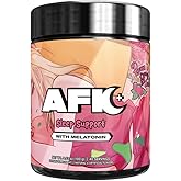 Gamer Supps AFK+® (with Melatonin): Razzz Berry Sorbet - 40 Servings - Keto Friendly Magnesium-Focused Sleep Support Supplement, Apigenin, Sugar Free