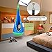 JOYMOR Hammock Pod Swing Chair for Kids Indoor Outdoor Hanging Seat Nook (All Accessories Included) (Blue)
