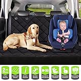 Dog Car Seat Covers-Cosmoplus Pet Seat Covers For Cars,Dog Car Hammock & Bench Convertible,Quilted,Padded,Waterproof,Scratch Proof,Nonslip,Universal Fit