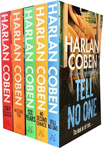Harlan Coben Collection 5 Books Set (Stay Close, Missing You, Six Years, No Second Chance, Tell No One)